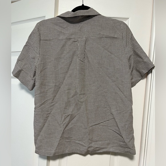 Remain Birger Christensen Sienna Shirt in Butternut Comb Size 4 - Picture 6 of 10